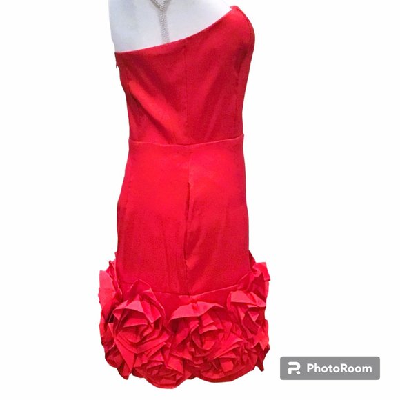 Free Generation Women's Strapless Ruffle Dress - Picture 2 of 5